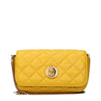 Versace Yellow Leather Crossbody Bag - Eljoys Fashion 