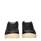 Jil Sander Black Leather Low Top Sneakers - Eljoys Fashion 