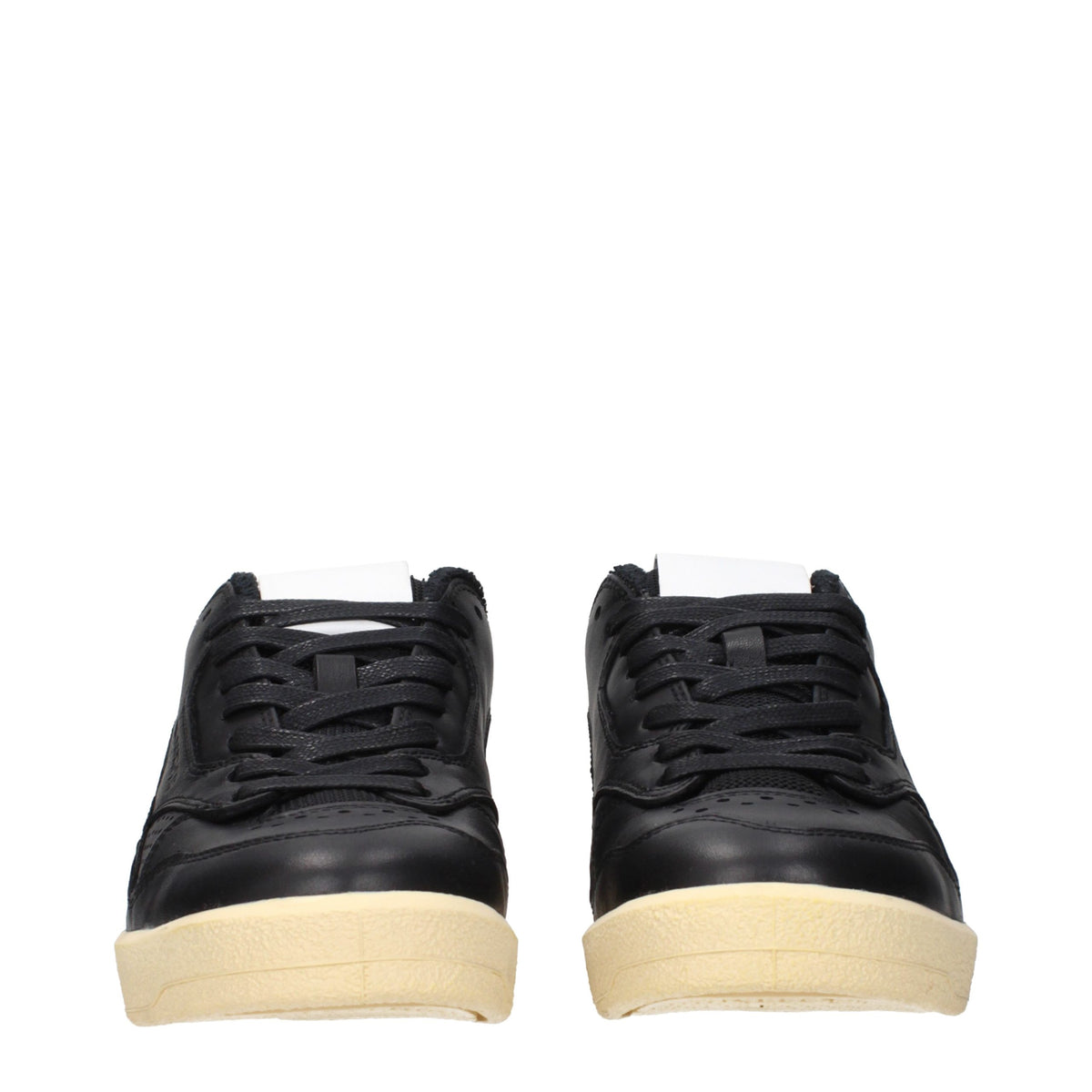 Jil Sander Black Leather Low Top Sneakers - Eljoys Fashion 