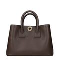 Burberry Brown Leather Handbag - Eljoys Fashion 