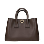 Burberry Brown Leather Handbag - Eljoys Fashion 