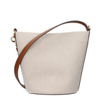 Tory Burch Beige Fabric Crossbody Bag - Eljoys Fashion 
