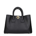 Burberry Black Leather Handbag - Eljoys Fashion 