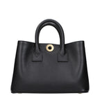 Burberry Black Leather Handbag - Eljoys Fashion 