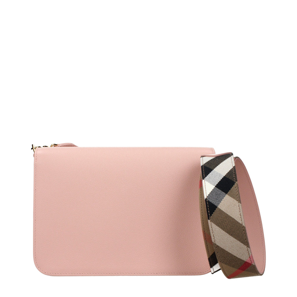Burberry Pink Leather Crossbody Bag - Eljoys Fashion 