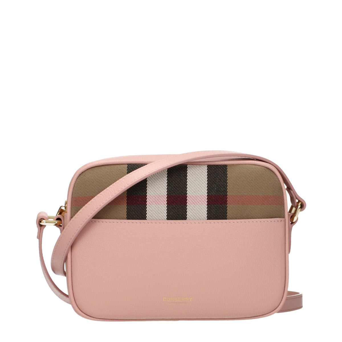 Burberry Pink Leather Crossbody Bag - Eljoys Fashion 