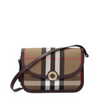 Burberry Brown Fabric Crossbody Bag - Eljoys Fashion 