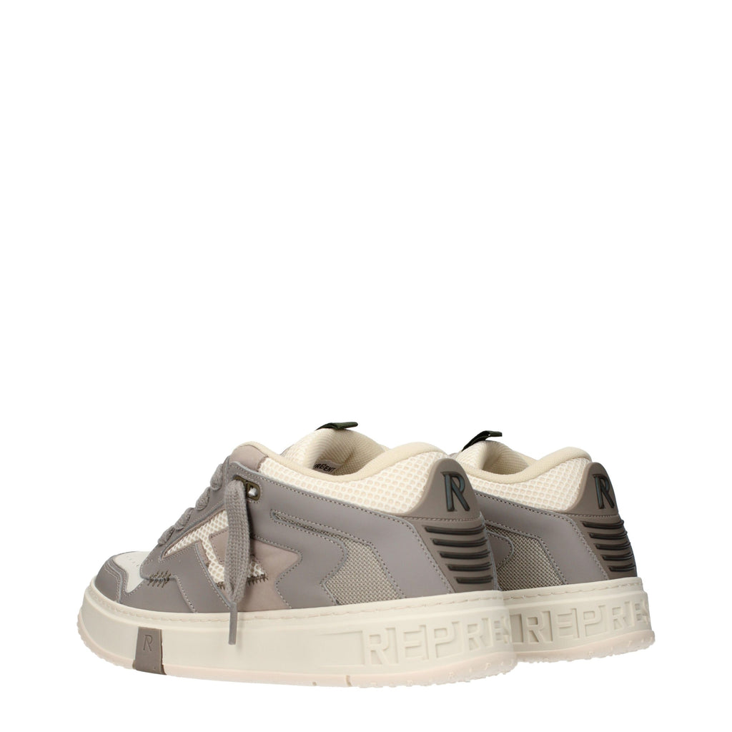 Represent White Leather Chunky Sneakers - Eljoys Fashion 