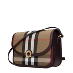 Burberry Brown Fabric Crossbody Bag - Eljoys Fashion 