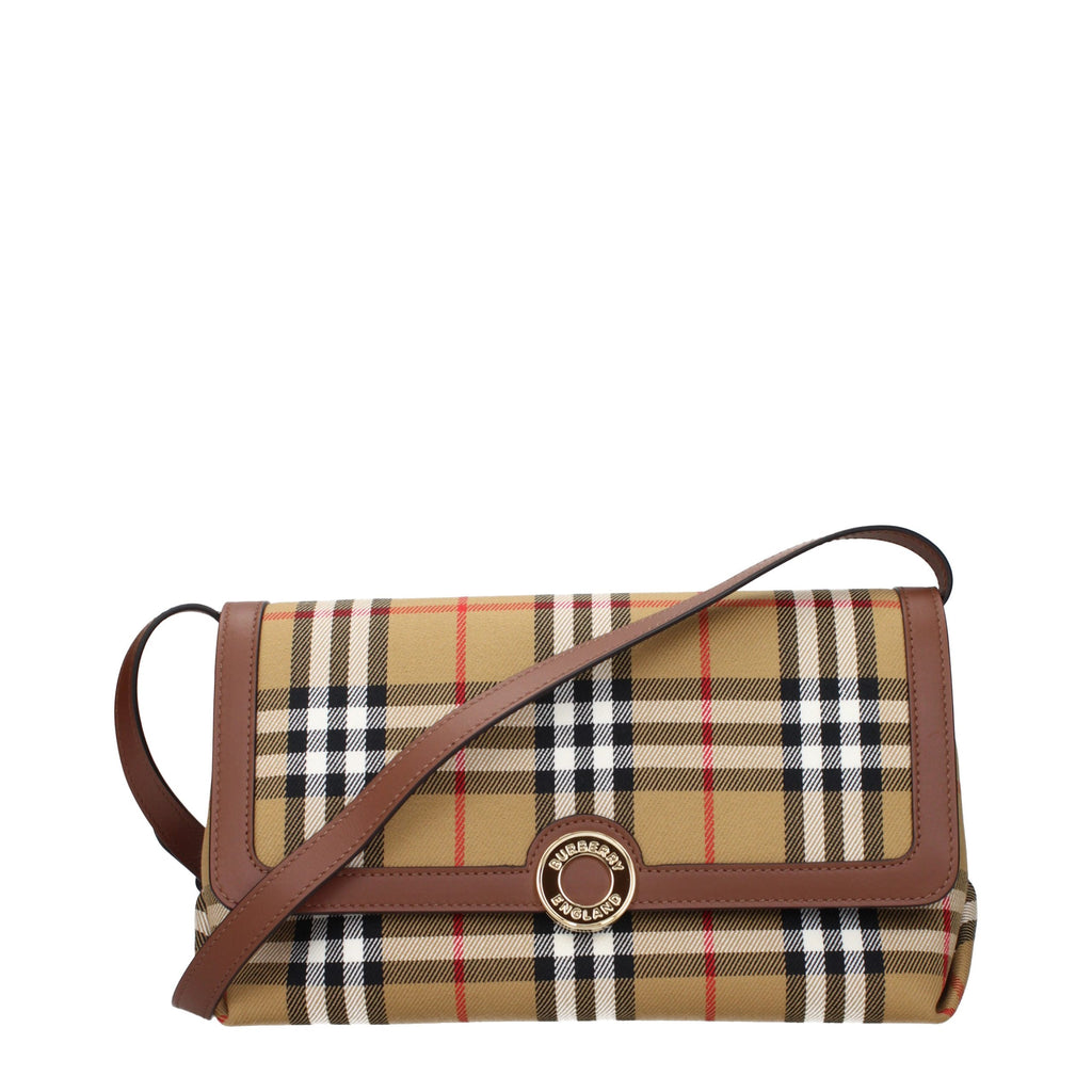 Burberry Beige Fabric Crossbody Bag - Eljoys Fashion 