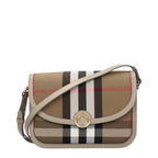 Burberry Brown Fabric Crossbody Bag - Eljoys Fashion 
