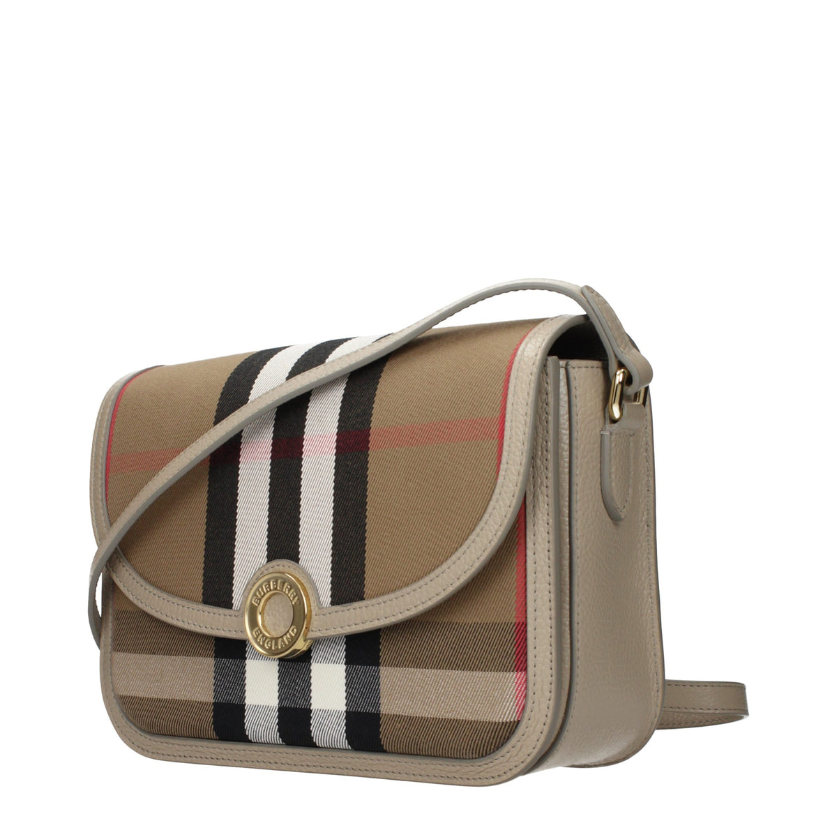 Burberry Brown Fabric Crossbody Bag - Eljoys Fashion 