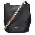 Burberry Black Leather Crossbody Bag - Eljoys Fashion 