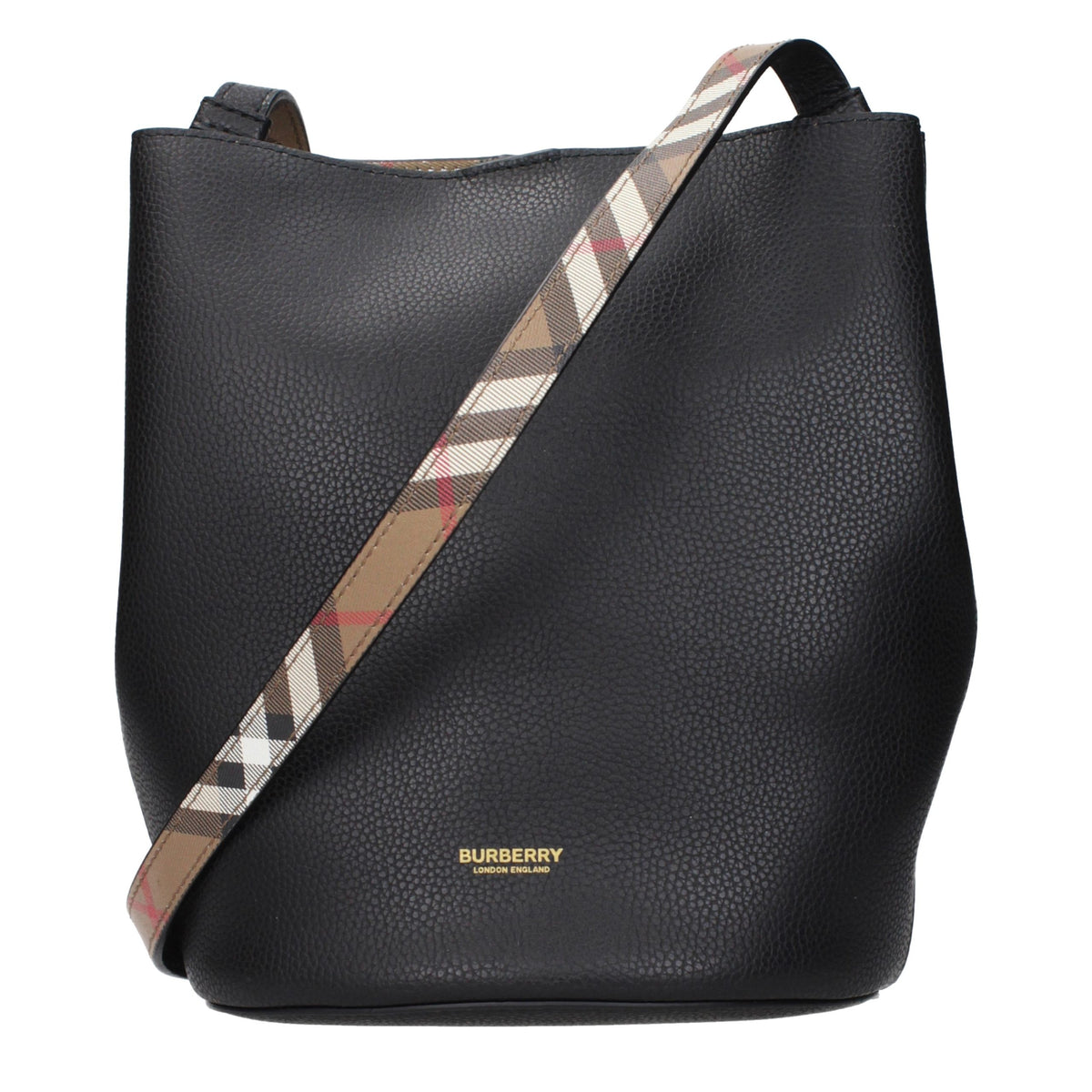 Burberry Black Leather Crossbody Bag - Eljoys Fashion 