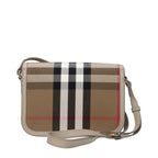 Burberry Brown Fabric Crossbody Bag - Eljoys Fashion 