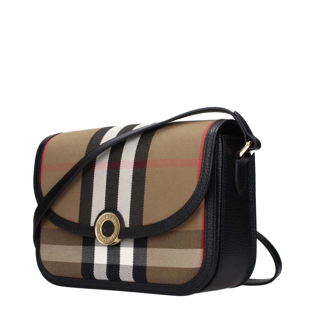 Burberry Brown Fabric Crossbody Bag - Eljoys Fashion 