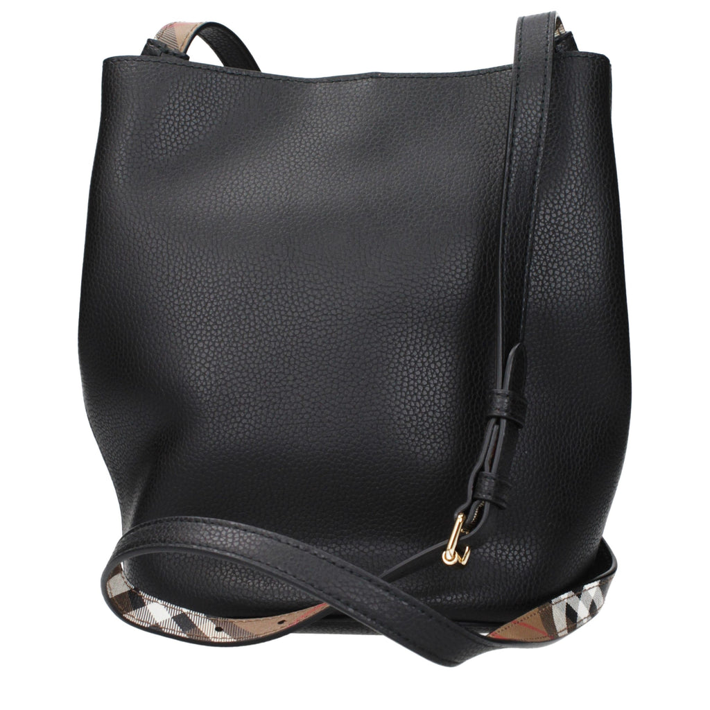 Burberry Black Leather Crossbody Bag - Eljoys Fashion 