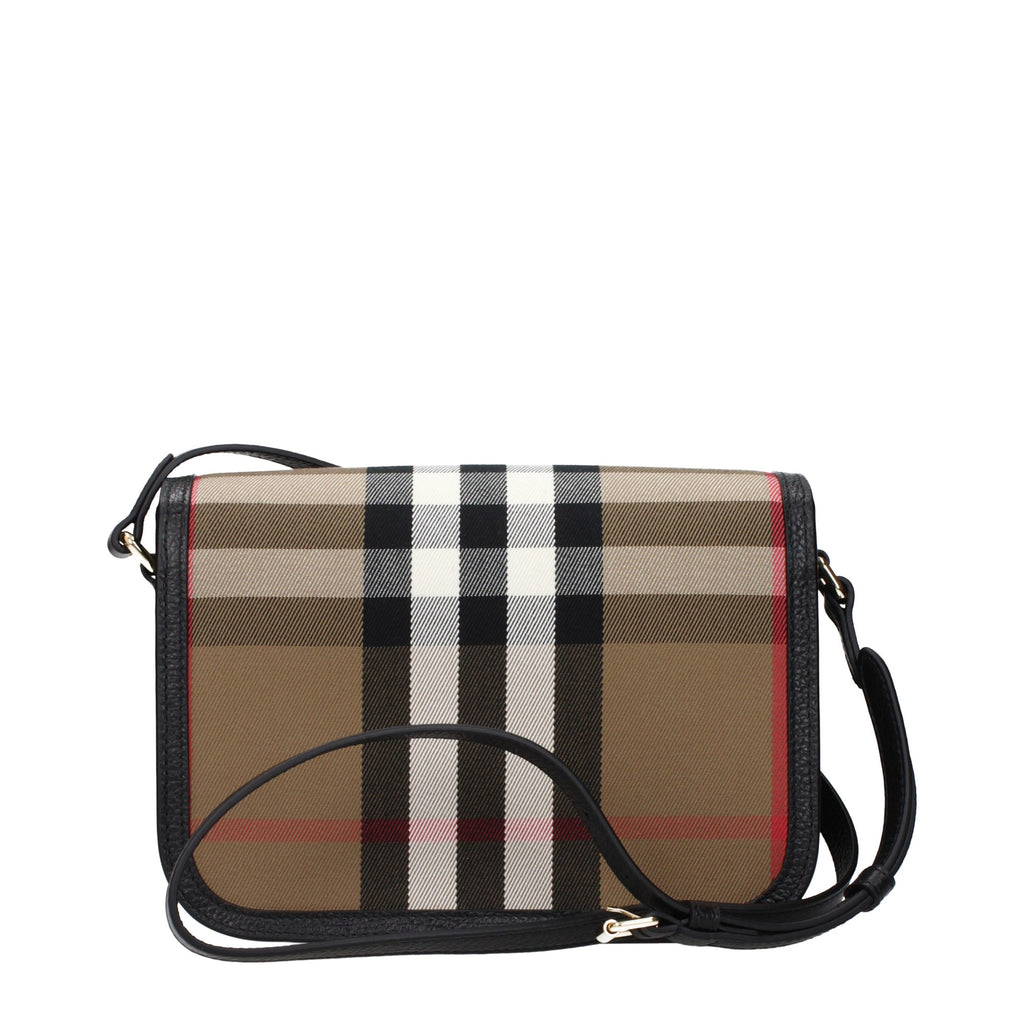 Burberry Brown Fabric Crossbody Bag - Eljoys Fashion 