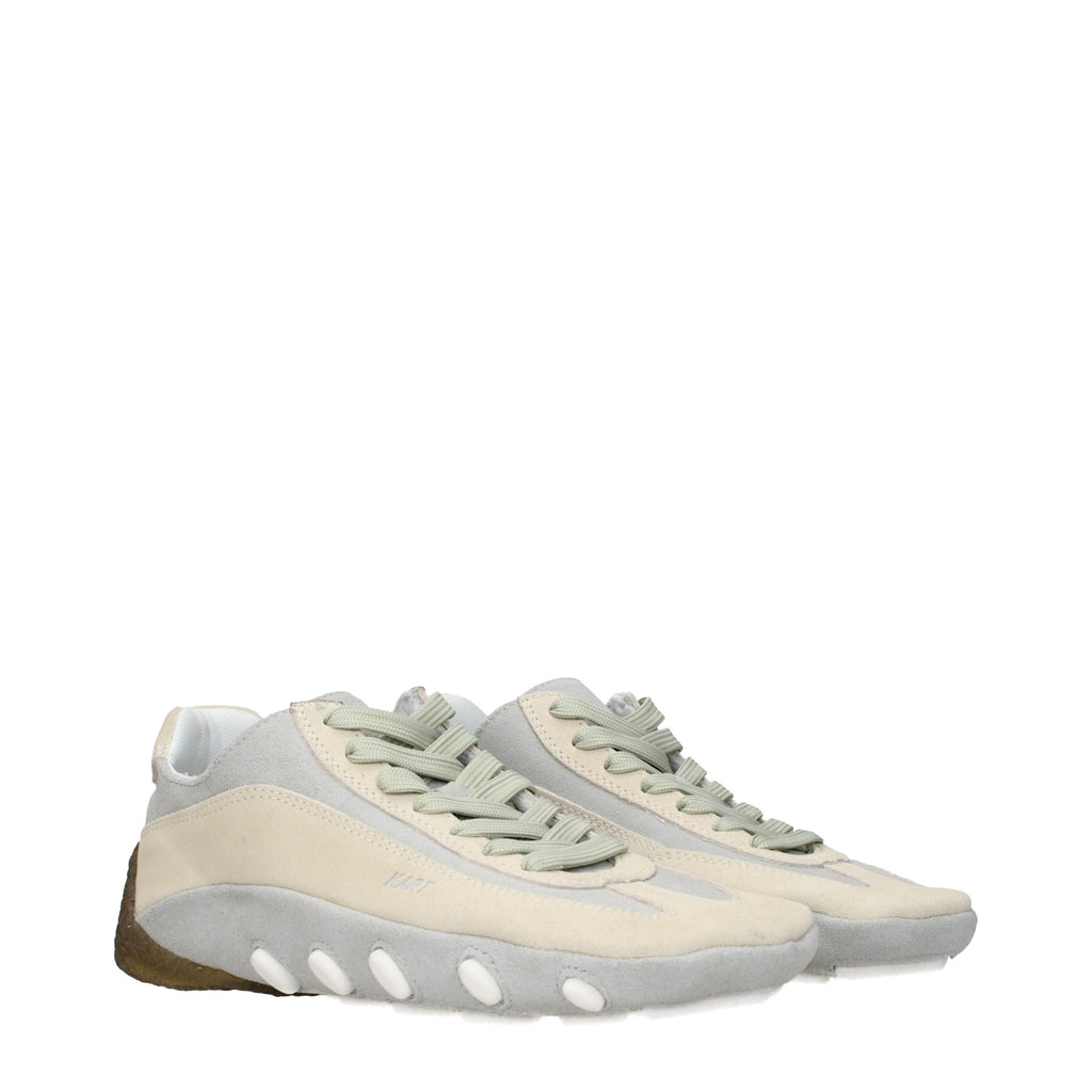 Magliano Beige Leather Sneakers - Eljoys Fashion 