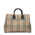 Burberry Beige Fabric Handbag - Eljoys Fashion 