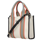 Burberry Beige Fabric Handbag - Eljoys Fashion 