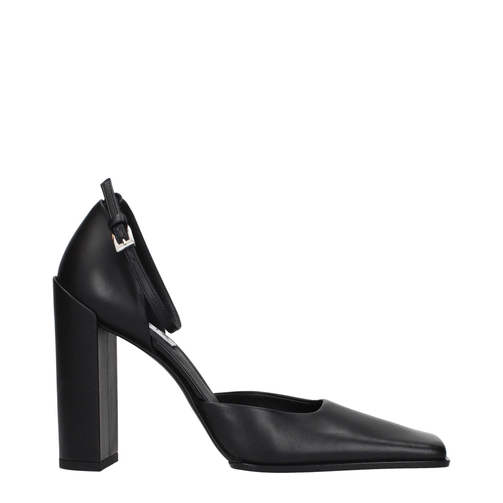 Alaïa Black Leather High Heel Pumps - Eljoys Fashion 