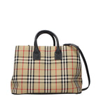 Burberry Beige Fabric Handbag - Eljoys Fashion 