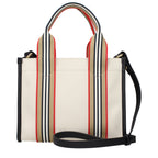 Burberry Beige Fabric Handbag - Eljoys Fashion 