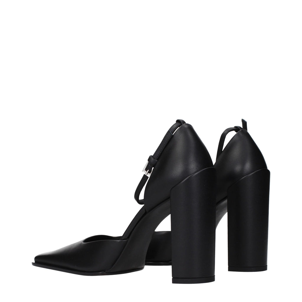 Alaïa Black Leather High Heel Pumps - Eljoys Fashion 
