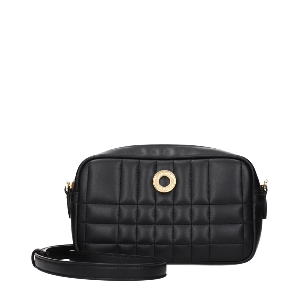 Burberry Black Leather Crossbody Bag - Eljoys Fashion 