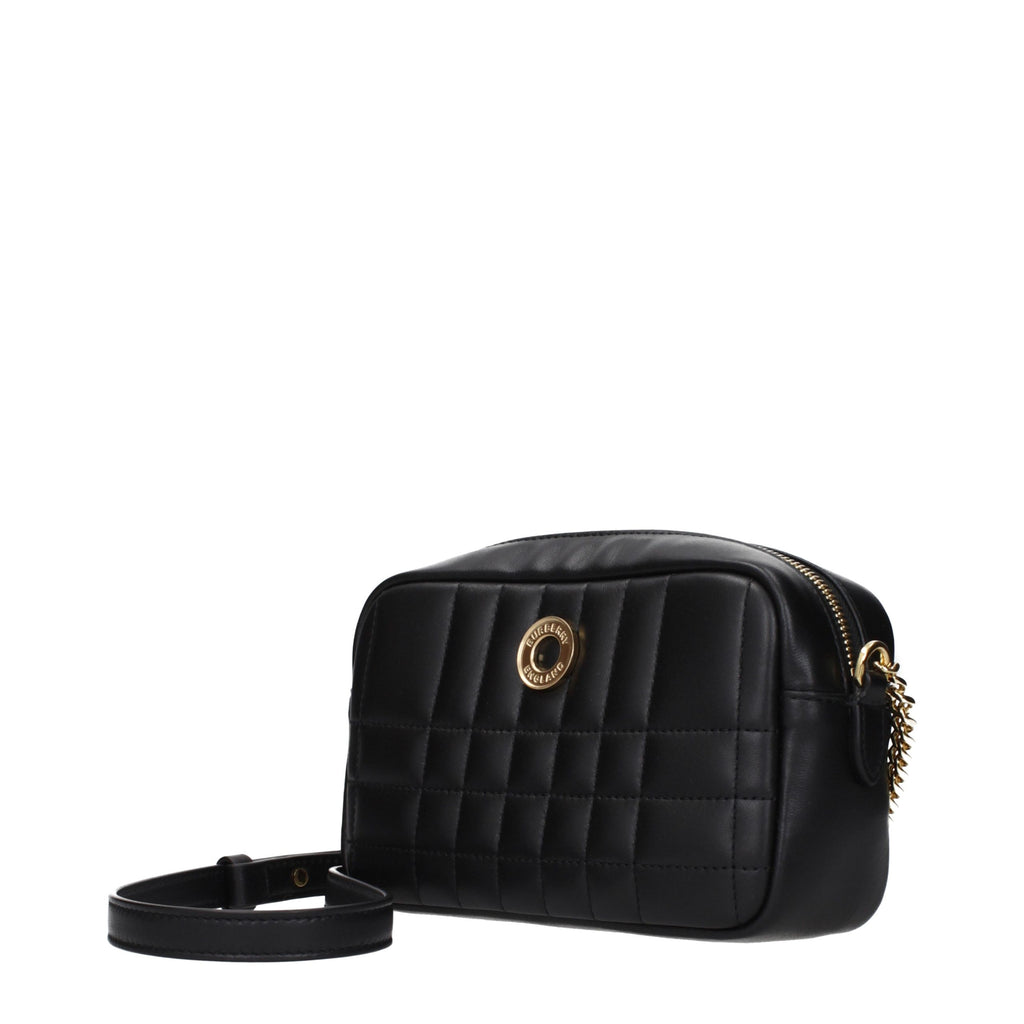 Burberry Black Leather Crossbody Bag - Eljoys Fashion 