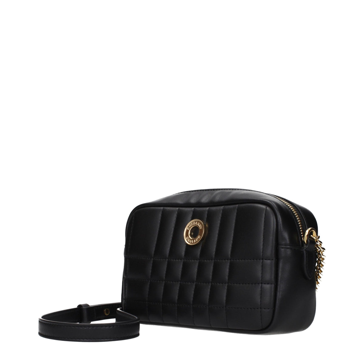 Burberry Black Leather Crossbody Bag - Eljoys Fashion 