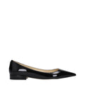 Jimmy Choo Black Leather Flats - Eljoys Fashion 