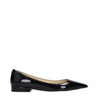 Jimmy Choo Black Leather Flats - Eljoys Fashion 