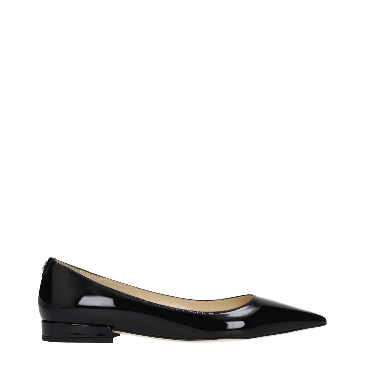 Jimmy Choo Black Leather Flats - Eljoys Fashion 