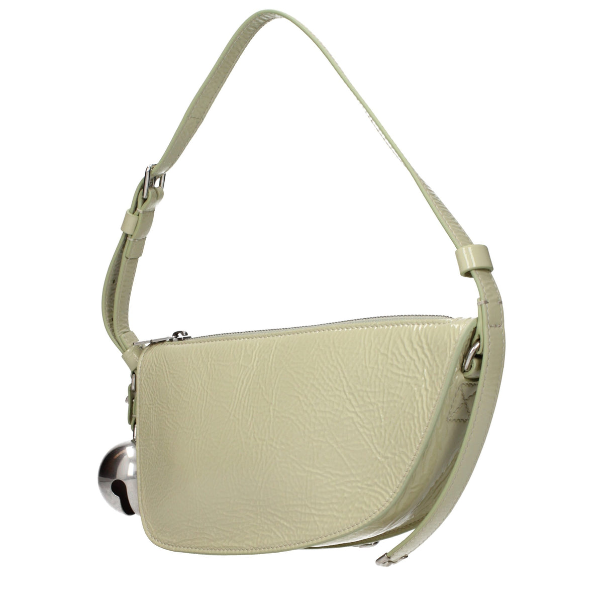 Burberry Green Leather Shoulder Bag - Eljoys Fashion 