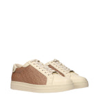 Jimmy Choo Beige Leather Low Top Sneakers - Eljoys Fashion 
