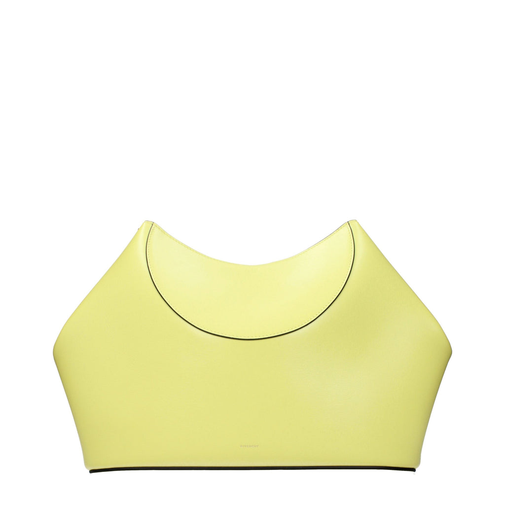 Givenchy Yellow Leather Clutch Bag - Eljoys Fashion 