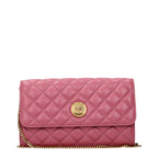 Versace Pink Leather Clutch Bag - Eljoys Fashion 