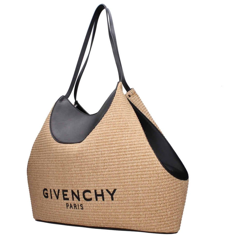 Givenchy Beige Raffia Shoulder Bag - Eljoys Fashion 