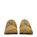 Jimmy Choo Brown Leather Slip-On Loafers - Eljoys Fashion 
