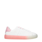 Versace White Leather Low Top Sneakers - Eljoys Fashion 