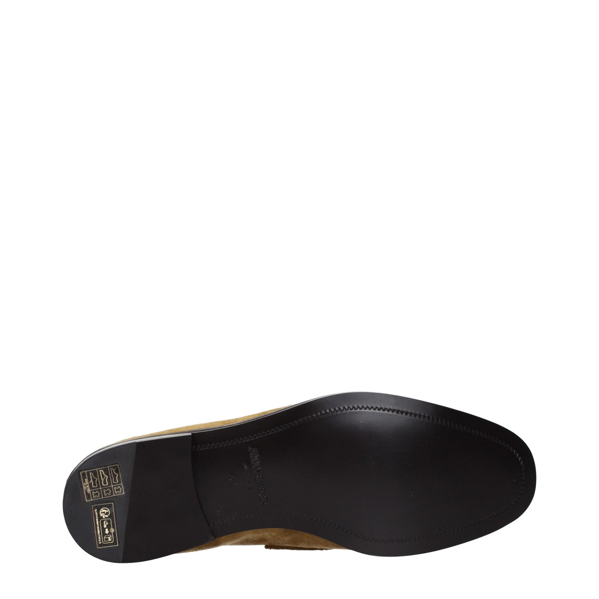 Jimmy Choo Brown Leather Slip-On Loafers - Eljoys Fashion 