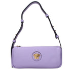 Versace Purple Leather Shoulder Bag - Eljoys Fashion 