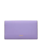 Versace Purple Leather Clutch Bag - Eljoys Fashion 