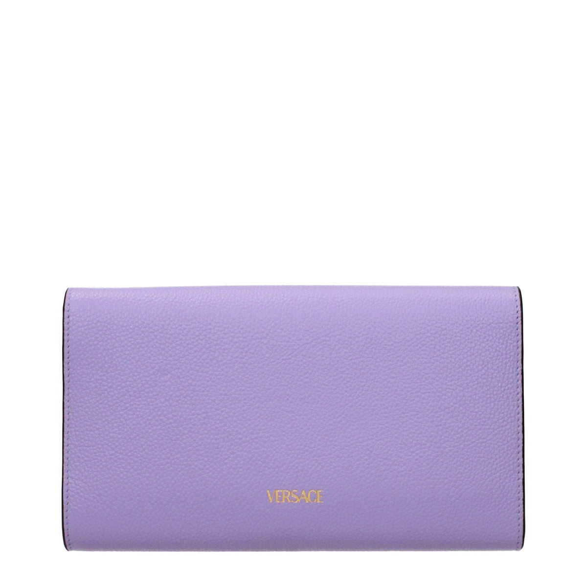 Versace Purple Leather Clutch Bag - Eljoys Fashion 