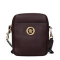 Versace Purple Leather Crossbody Bag - Eljoys Fashion 