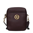 Versace Purple Leather Crossbody Bag - Eljoys Fashion 