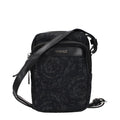 Versace Black Fabric Crossbody Bag - Eljoys Fashion 