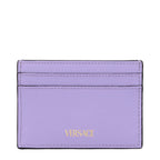 Versace Purple Leather Cardholder - Eljoys Fashion 